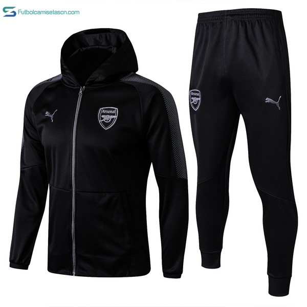 Chandal Arsenal 2017/18 Negro Gris